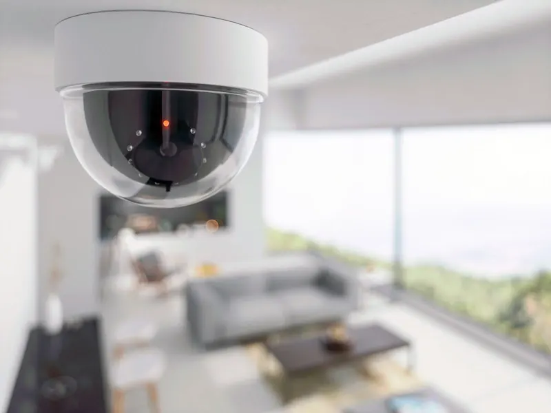 Security camera installation